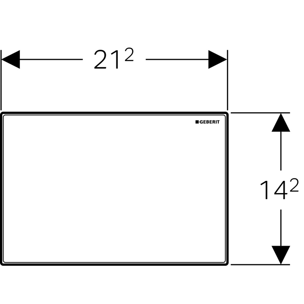 Защитная крышка Geberit Omega 115.082.SI.1