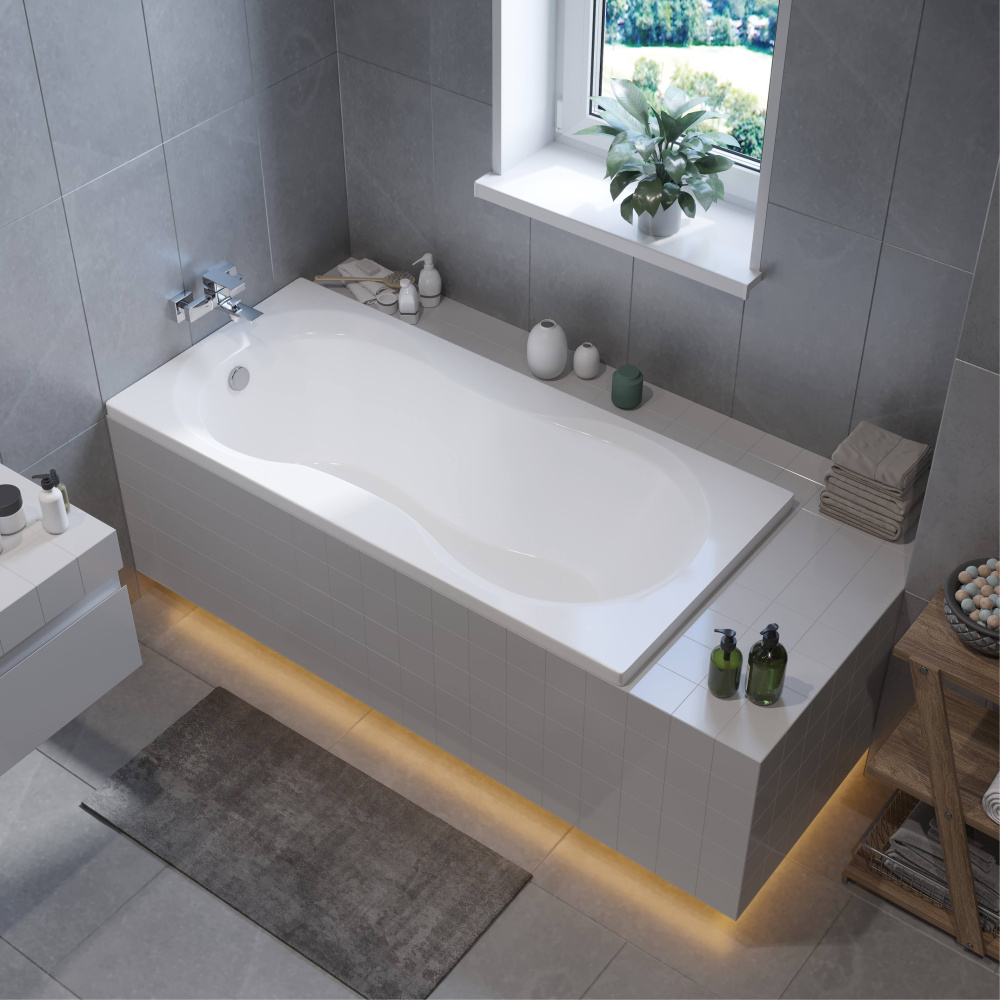 Акриловая ванна 150x70 Koller Pool (MALIBU150X70), прямоугольная