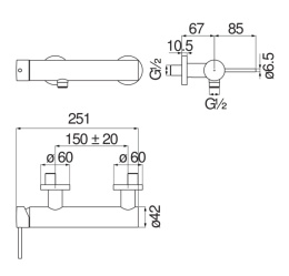 Nobili Velis VE125130CR Смеситель для душа