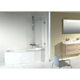 Акриловая ванна 160x80 Riho L (B069001005) прямоугольная-асимметричная