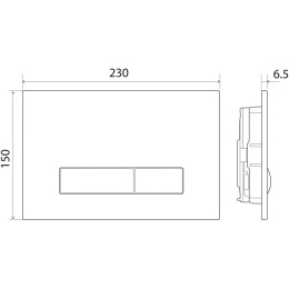 Комплект 3 в 1 Унитаз подвесной с сиденьем BelBagno DUE BB3103CHR/SC + Система инсталляции