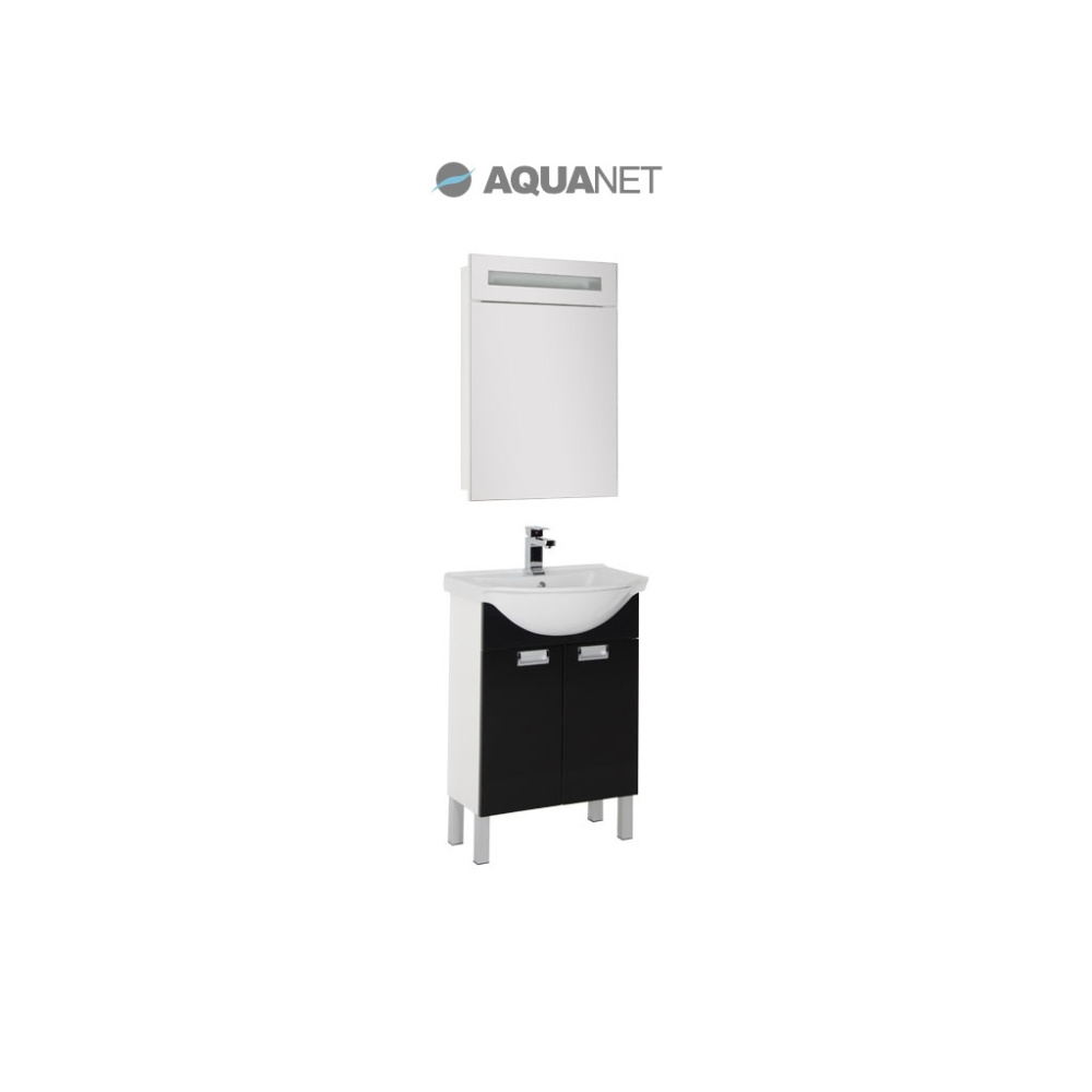 Мебель для ванной Aquanet Адель 60 черный