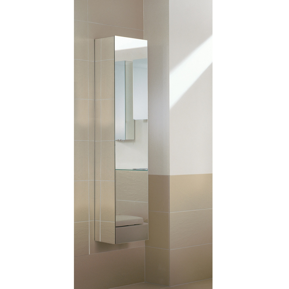Зеркальный шкаф-пенал Keuco Royal E-One 44310171000 алюминий