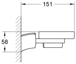 Держатель мыльницы Grohe Tenso 40288000