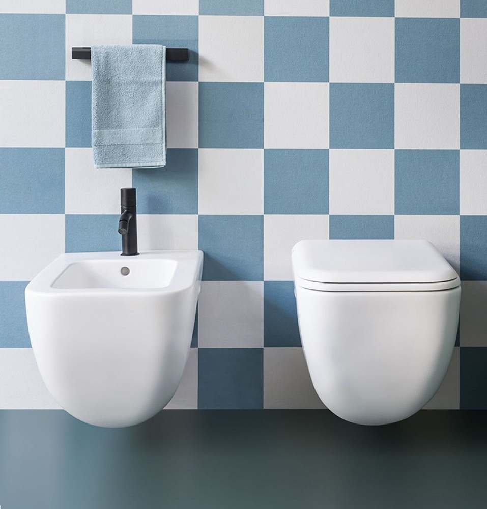 Ceramica CIELO Shui Comfort SHCOVS bia - Унитаз подвесной 55*37 см (белый глянцевый)