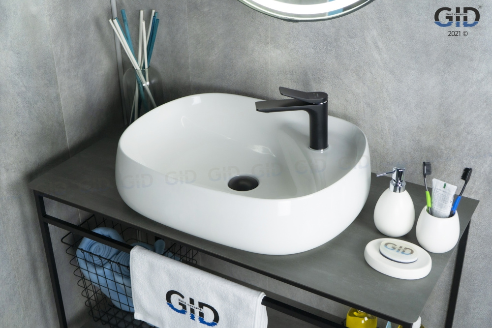 Фото Раковина накладная Gid N9048