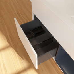 Villeroy Boch Finion F040HGMT Тумба под раковину 996х498 мм (midnight blue matt/white matt)