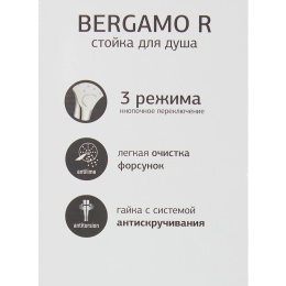 Фото Душевой гарнитур Paini Bergamo R BRCR121L7R хром