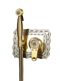 Фото Крючок двойной Boheme Vogue (10136) хром