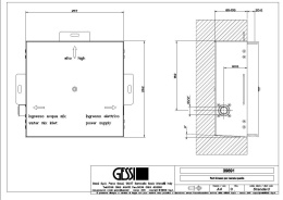 Фото Встраиваемая часть для душевого каскадного излива Gessi (39891#238) сталь полированная