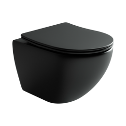 Подвесной унитаз Ceramica Nova METROPOL CN4002MB с сиденьем