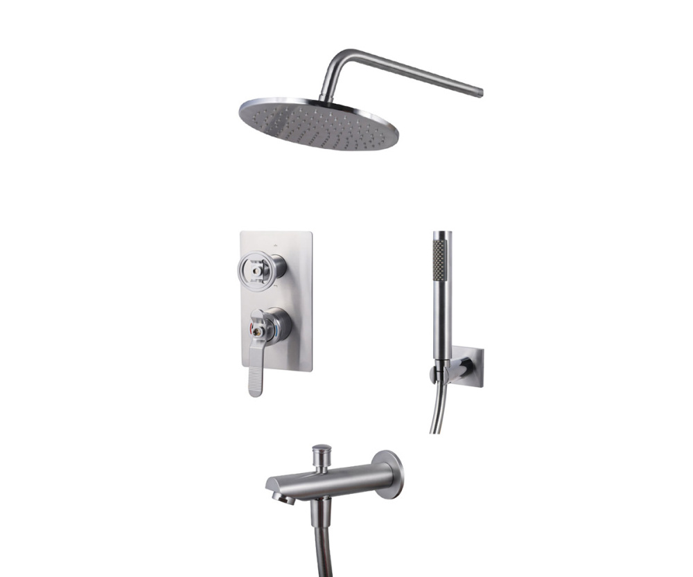 Душевой комплект Bronze de Luxe 1760'S Loft (6630CC) хром