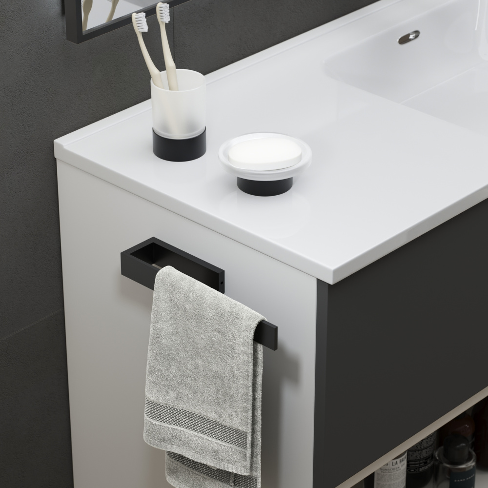 Фото Стакан настольный для зубных щеток Timo Saona 13231/03 черный