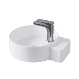 Фото Раковина накладная ArtCeram Cartesio (CAL004 05 00) белый матовый