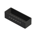 Металлическая полка Whitecross Ergo black ER2280BL Черный матовый