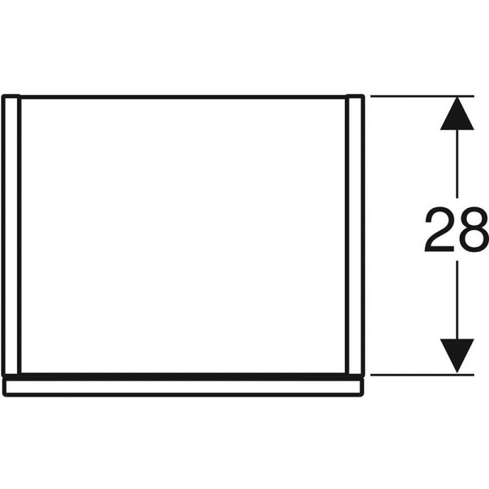 Geberit Smyle Square 500.361.JK.1 Шкаф, пенал