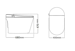 Фото Унитаз напольный Cerutti Smart (CT10617) Белый