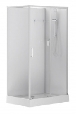 Фото Душевая кабина 120x80x202 Aquanet (00281968) Без гидромассажа, Акрил, Поддон низкий
