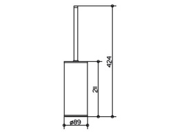 Фото Ершик для унитаза Keuco Collection Moll 04969010100, хром