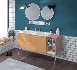 Фото Зеркало Jacob Delafon Odeon Rive Gauche EB1268-S09, 90 см, лакированная рама телесный сатин