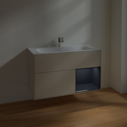 Villeroy Boch Finion F040HGHH Тумба под раковину 996х498 мм (midnight blue matt/sand matt)
