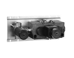 Фото Внутренняя часть термостатического смесителя для душа, переключатель на 2 источника Fantini 19 00 D2