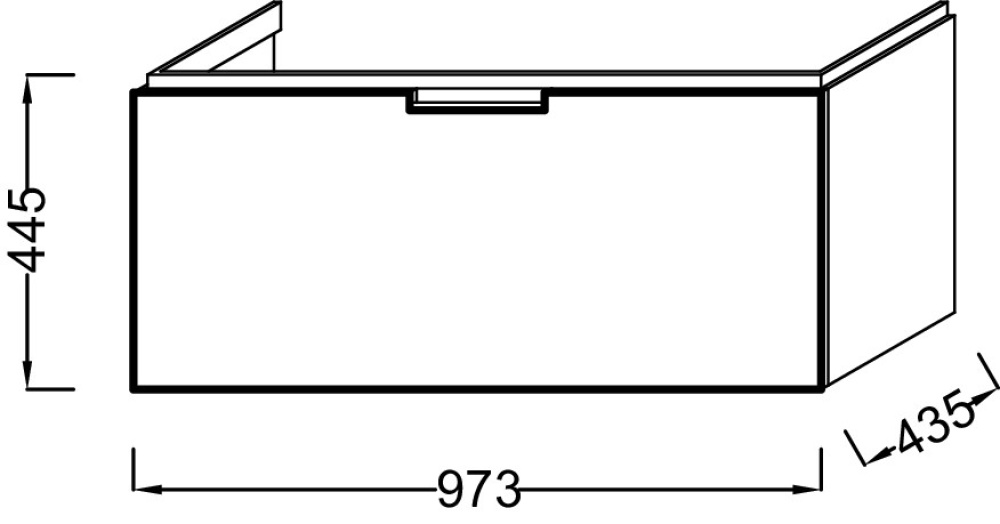 Фото Мебель для раковины 100 см Jacob Delafon EB1132-442