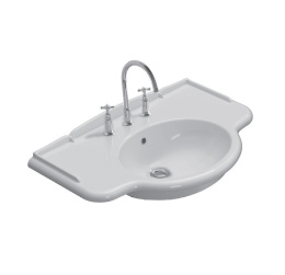 Фото Раковина подвесная Globo Paestum (PA056.BI*3) белый