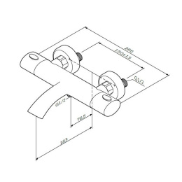 Смеситель для ванны с душем Am.Pm Sense (F7550064) хром