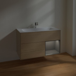 Villeroy Boch Finion F040GKPC Тумба под раковину 996х498 мм (anthracite matt/oak veneer)