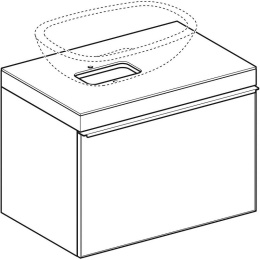 Geberit Citterio 500.558.JJ.1 Тумба для раковины, с ящиками выдвижными