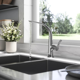 Фото Смеситель для кухни Paini Serena SECR571LMKM хром