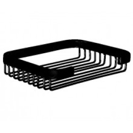 Фото Nofer 09055.BK Мыльница в сеточку прямоугольная 30х105х107 чёрная