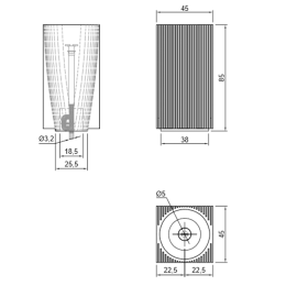 Фото Antonio Lupi Controverso CONTROVERSO Напольная раковина 45x85x45 см