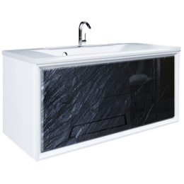 Marka One У72809 Тумба Seattle 90П 1в.я. Black stone