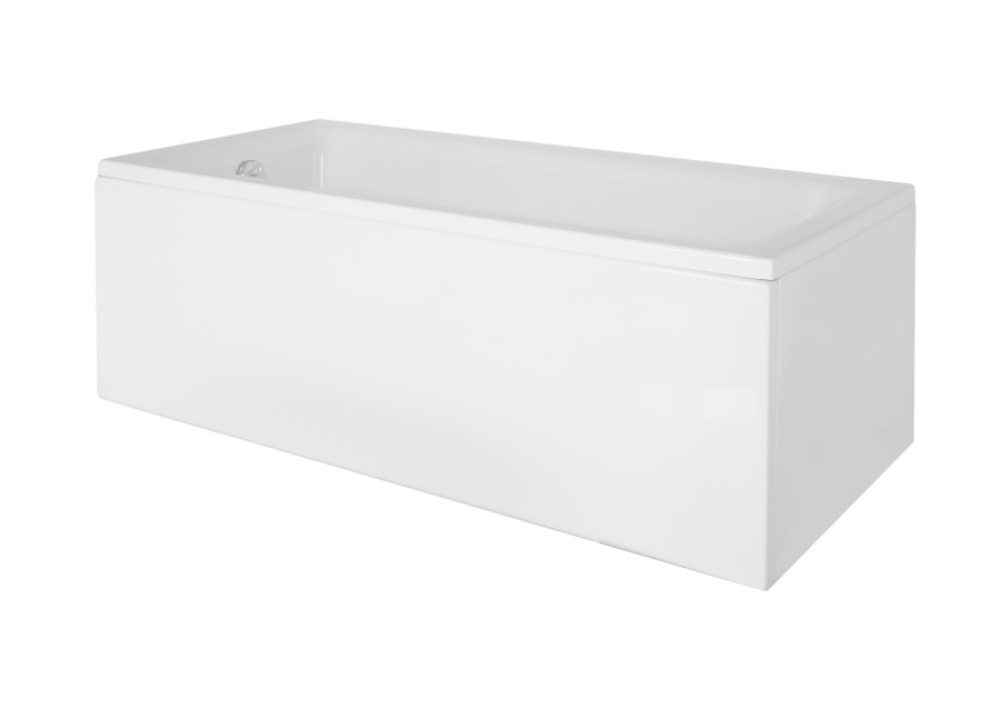 Акриловые ванны 160 см Акриловая ванна 160x75 Besco (WAT-160-PK), прямоугольная