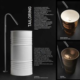 Смеситель напольный Kerasan Artwork 756198 с прогрессивным картириджем