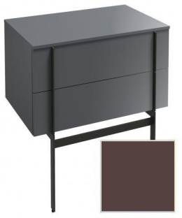 Тумба под раковину Jacob Delafon Nouvelle Vague 80 см, EB3054-F32, цвет ледяной коричневый сатин