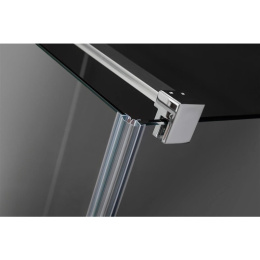 Душевая дверь в нишу Radaway Euphoria DWJ 130x200 профиль хром, стекло прозрачное, крепления слева 3