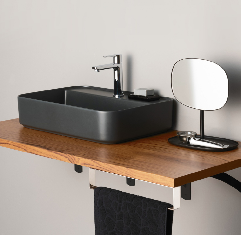 Фото Ceramica CIELO Shui Comfort SHCOLARF BA Раковина для ванной комнаты 60*43 см, подвесная - накладная 