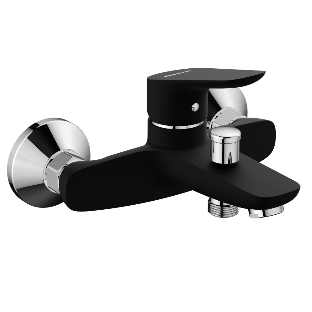 Фото RedBlu by Damixa 771000300 Origin Bit, смеситель для ванны/душа, черный