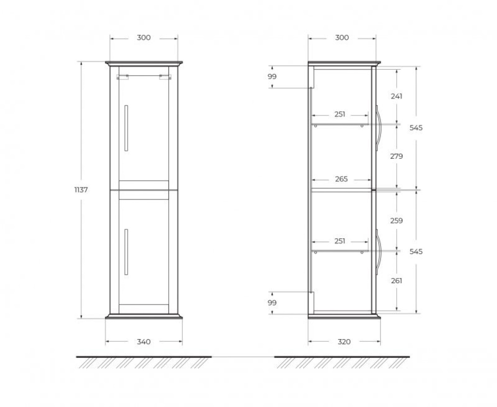 Зеркало CEZARES TIFFANY 45040 Bianco Opaco