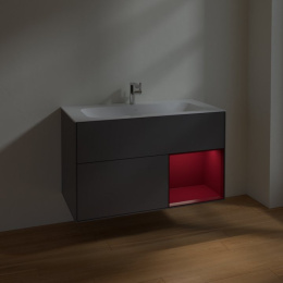 Villeroy Boch Finion F040HBGK Тумба под раковину 996х498 мм (peony matt/anthracite matt)