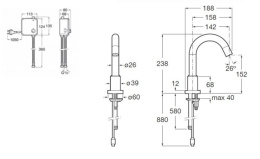 Фото Смеситель для раковины Roca Loft (5A3343C00) хром