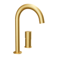 Смеситель для раковины Remer Edge EG557BG, золото брашированное