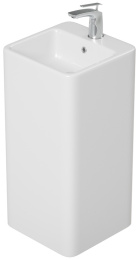 Фото Раковина напольная Laguraty 3010W, 40 х 40 х 83 см