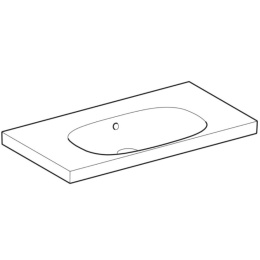 Geberit Acanto 500.624.01.2 Раковина, подвесная