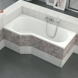Акриловая ванна 160x80 Excellent (WAEX.BSP16WH), асимметричная