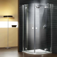 Душевой уголок Radaway Almatea PDD 100x100 профиль Хром стекло Графит 30522-01-05N