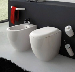 Биде напольное ArtCeram File (FLB002 15 00) серый